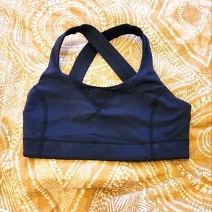 NWoT Lululemon black yoga bra